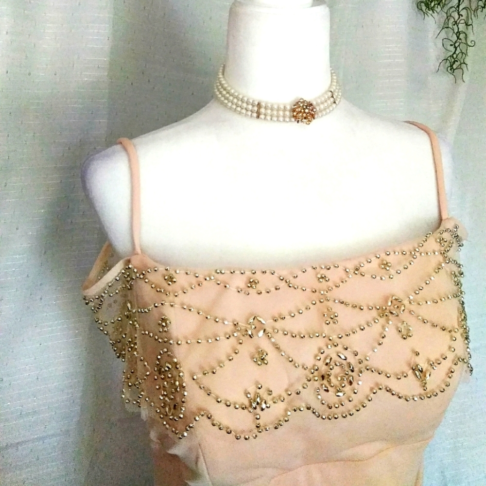 Elegant Pale Pink Formal Party Guest Wedding Dress👰💍